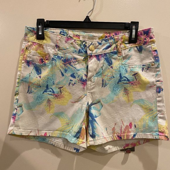 Nicki Minaj Multicolor Floral Shorts Size 9/10 - Picture 3 of 10